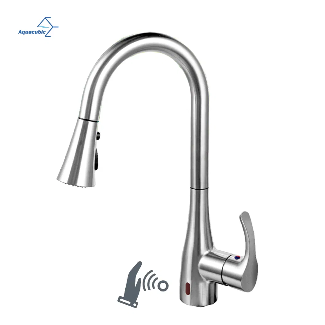 Aquacubic Hot Sales Touchless Motion Sensor Kitchen Water Faucet Tap